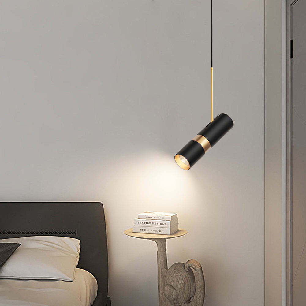 Cylindrical LED Dimmable Modern Pendant Lamp