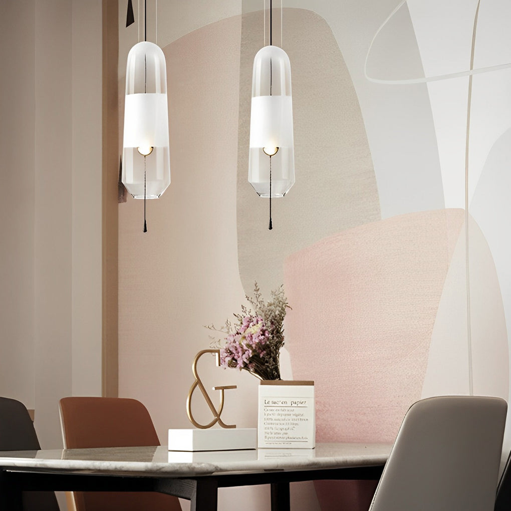 Art Glass Shade Nordic Pendant