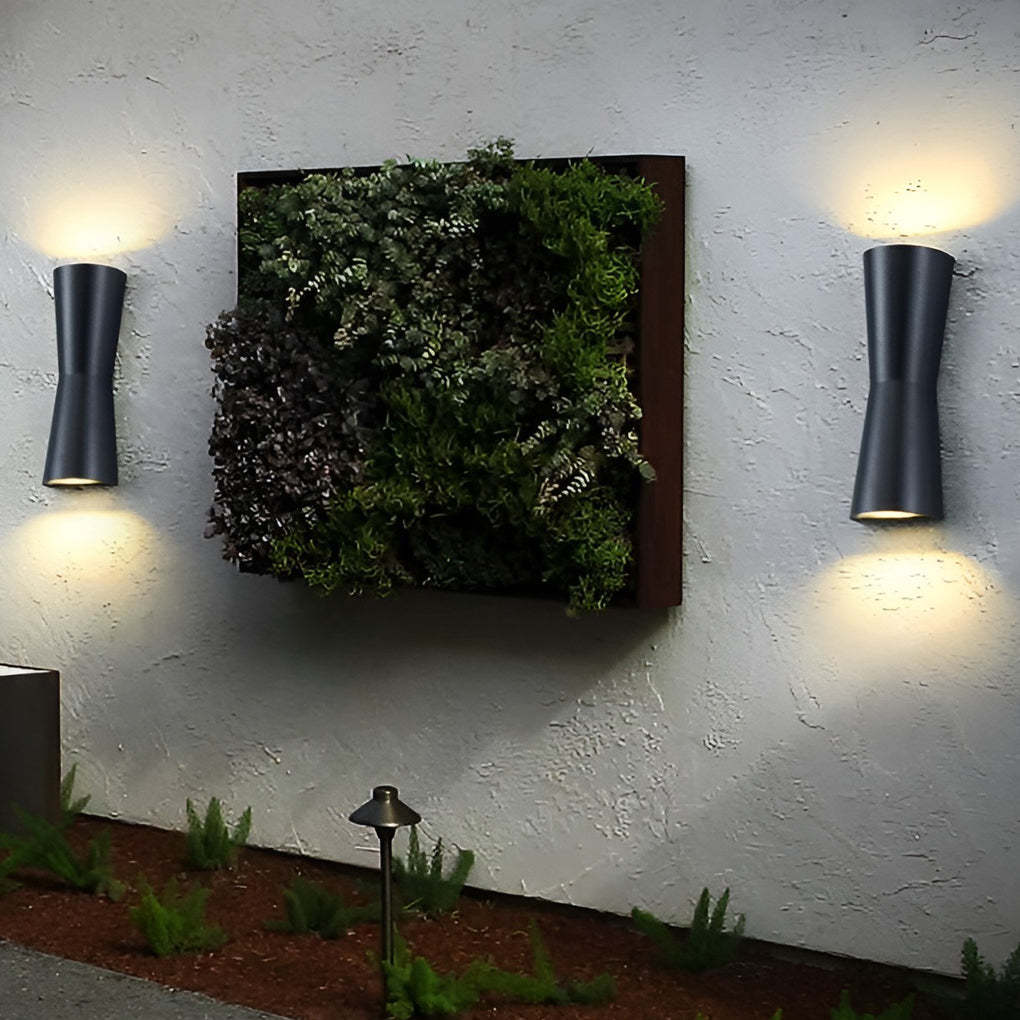 Waterproof LED Up and Down Lights Modern Wall Lamp Wall Washer Light-Lighom