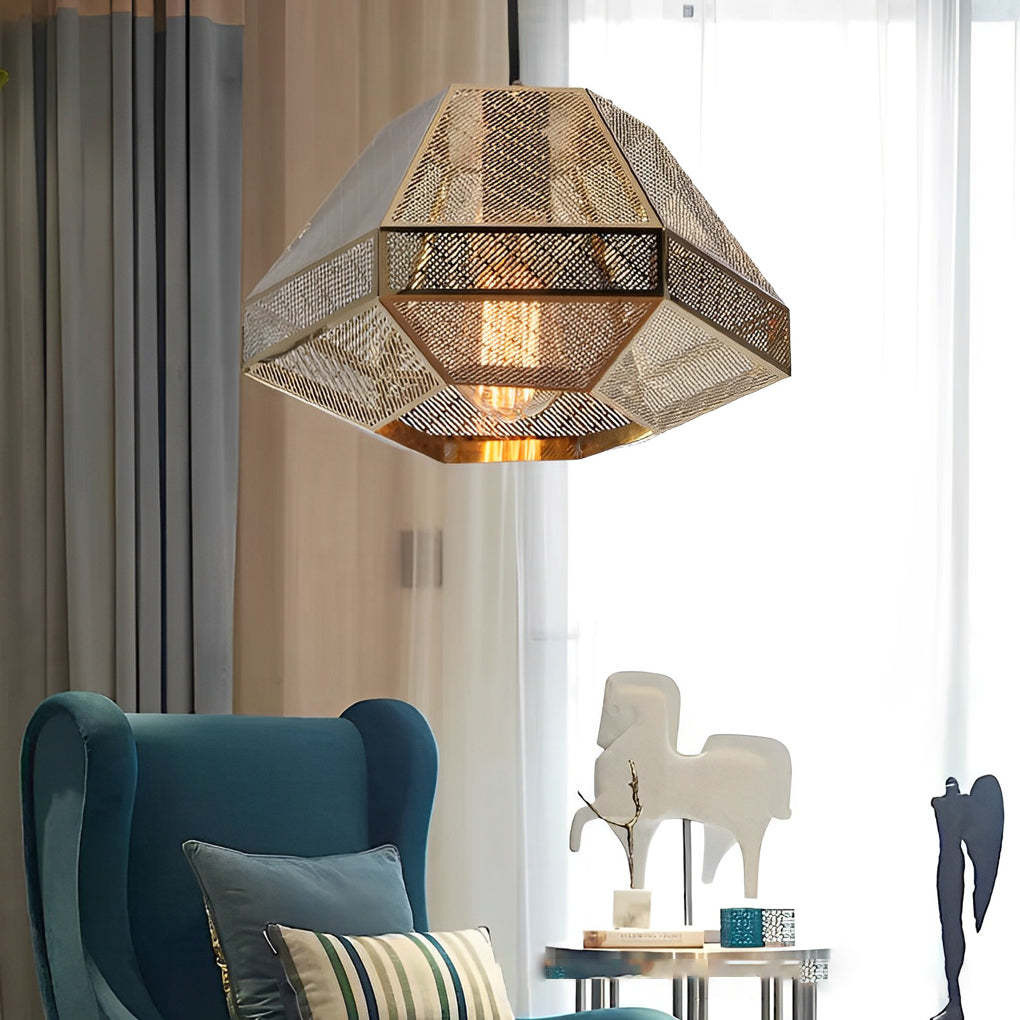 Stainless Steel Geometric Nordic Pendant