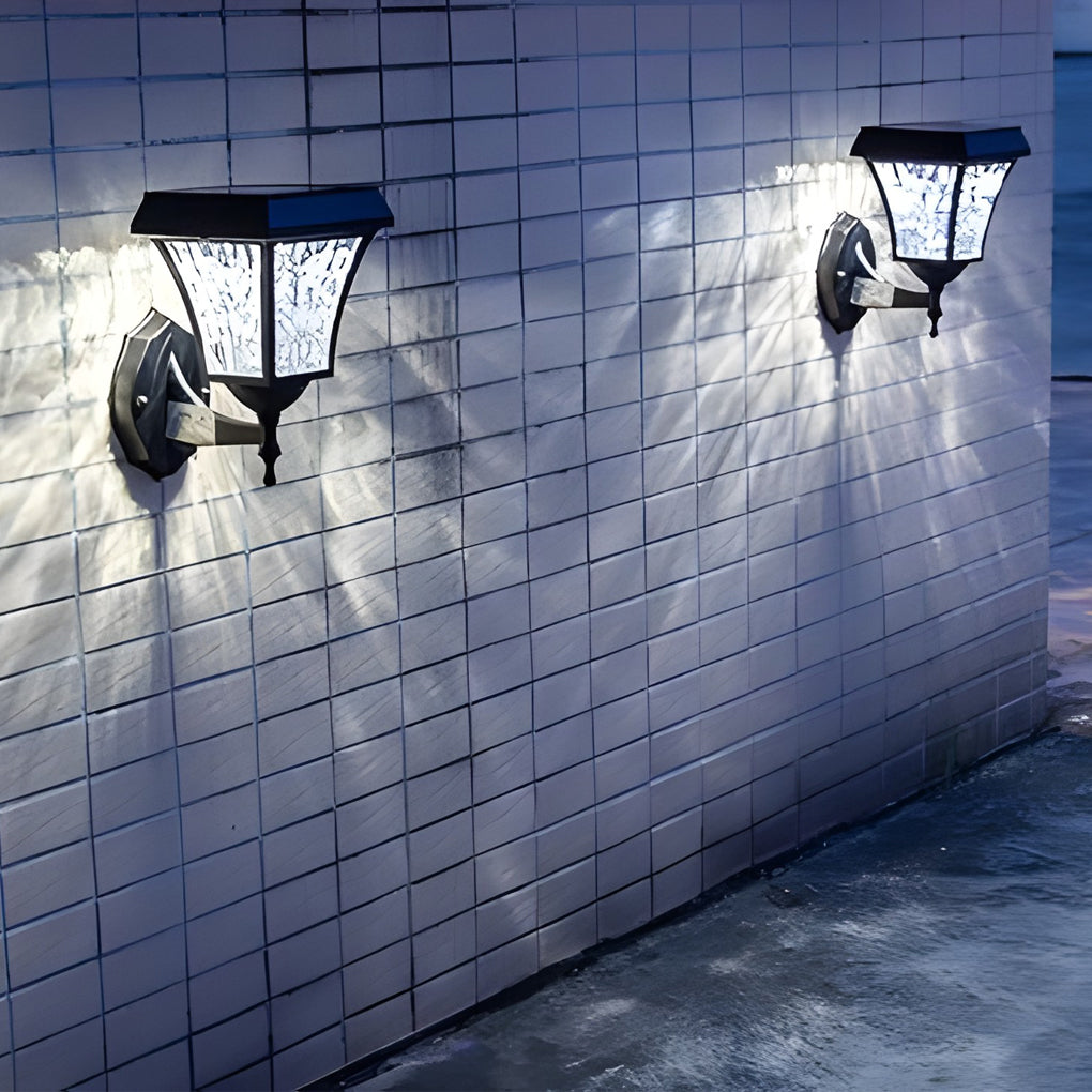 Touch plug-in synthetic outdoor wall lighting for patio — Warm White (3000K)