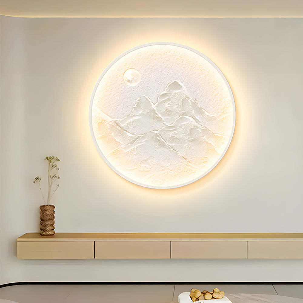Nordic Moon Mountain Decorative Wall Sconce