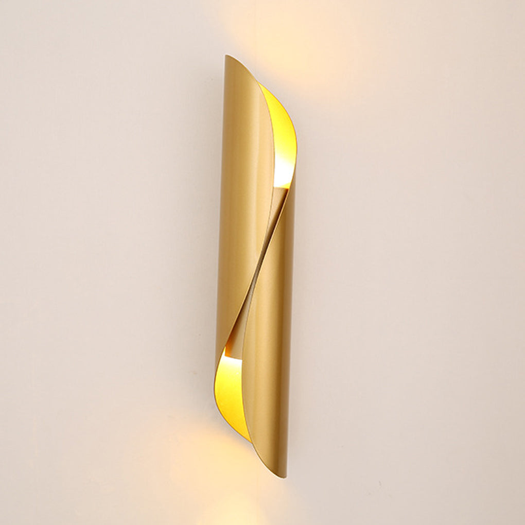 Nordic Unique Arc Background Wall Bedside Industrial Style Wall Lamp-Lighom