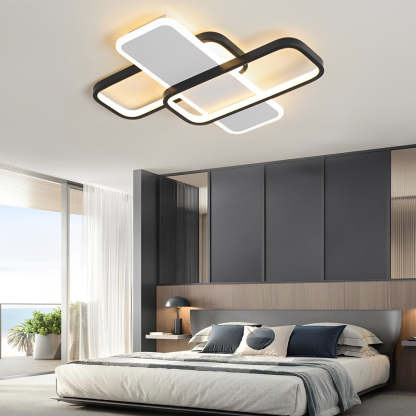 Overlapping Stepless Dimming Nordic Ceiling