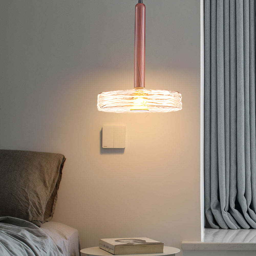 Round Glass Post-Modern Pendant Chandelier