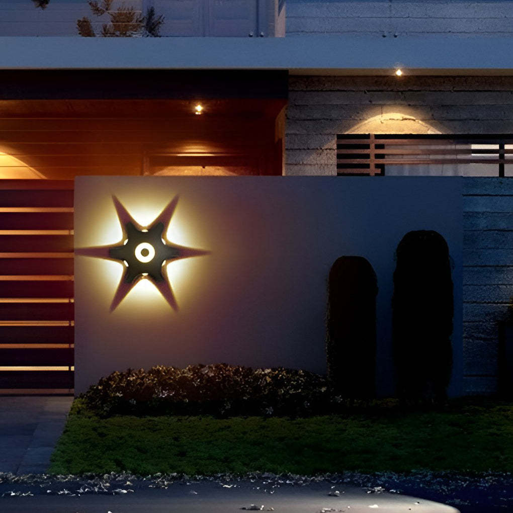 Flower Shaped LED Waterproof Nordic Wall Washer Lights Wall Sconces Lighting-Lighom