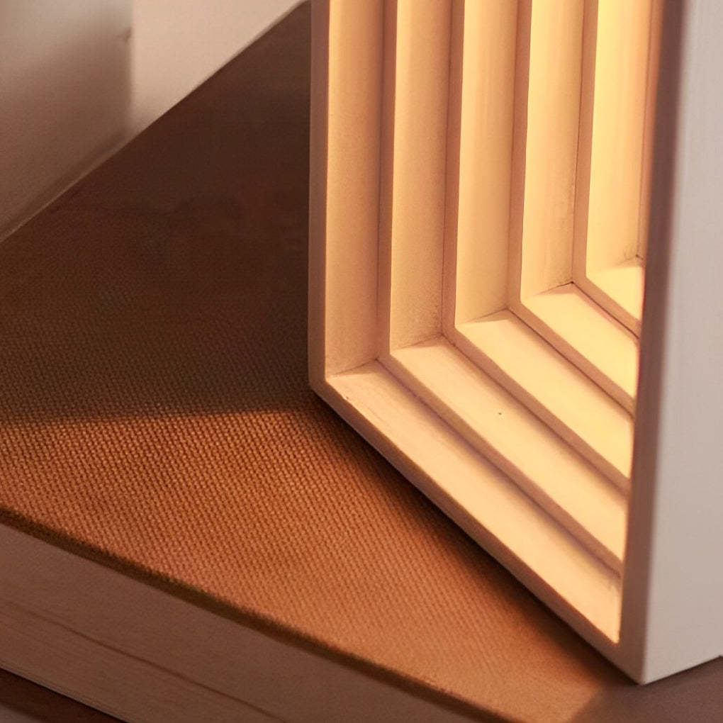 Nordic USB Concrete LED Rectangle Table Lamp-Lighom