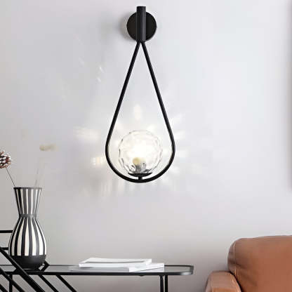 Water Drop Shaped LED Nordic Wall Lamp Wall Light Fixture Wall Sconce Lighting-Lighom