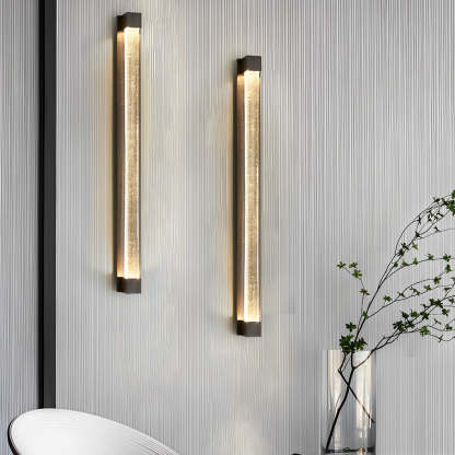 Minimalist Strip Crystal LED Postmodern Wall Lamp Wall Sconce Lighting-Lighom