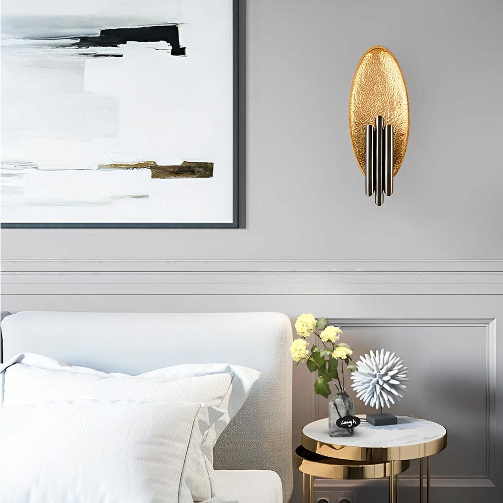 Oval Iron Minimalist Postmodern Wall Light