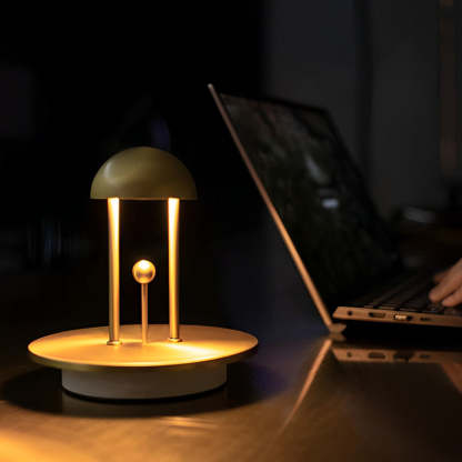 Nickel Jingle Table Lamp Touch Dimming Ambience-Lighom