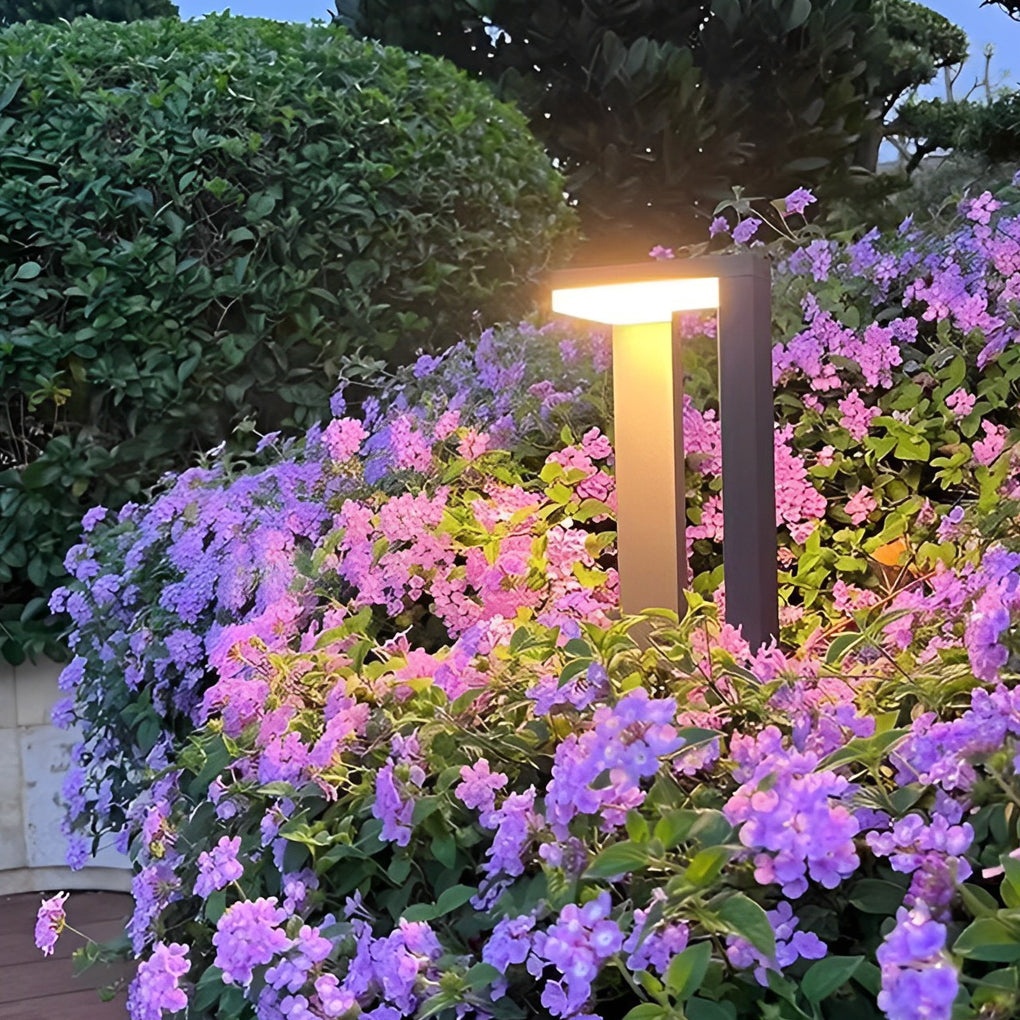 Sleek Linear 12W LED Pathway Light Minimalist Outdoor Landscape Lamp-Lighom