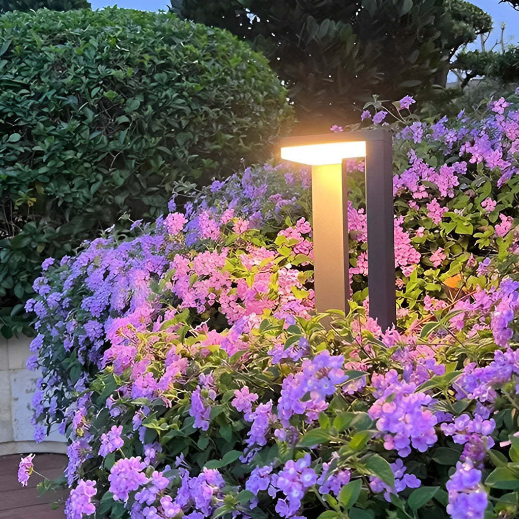 Sleek Linear 12W LED Pathway Light Minimalist Outdoor Landscape Lamp-Lighom