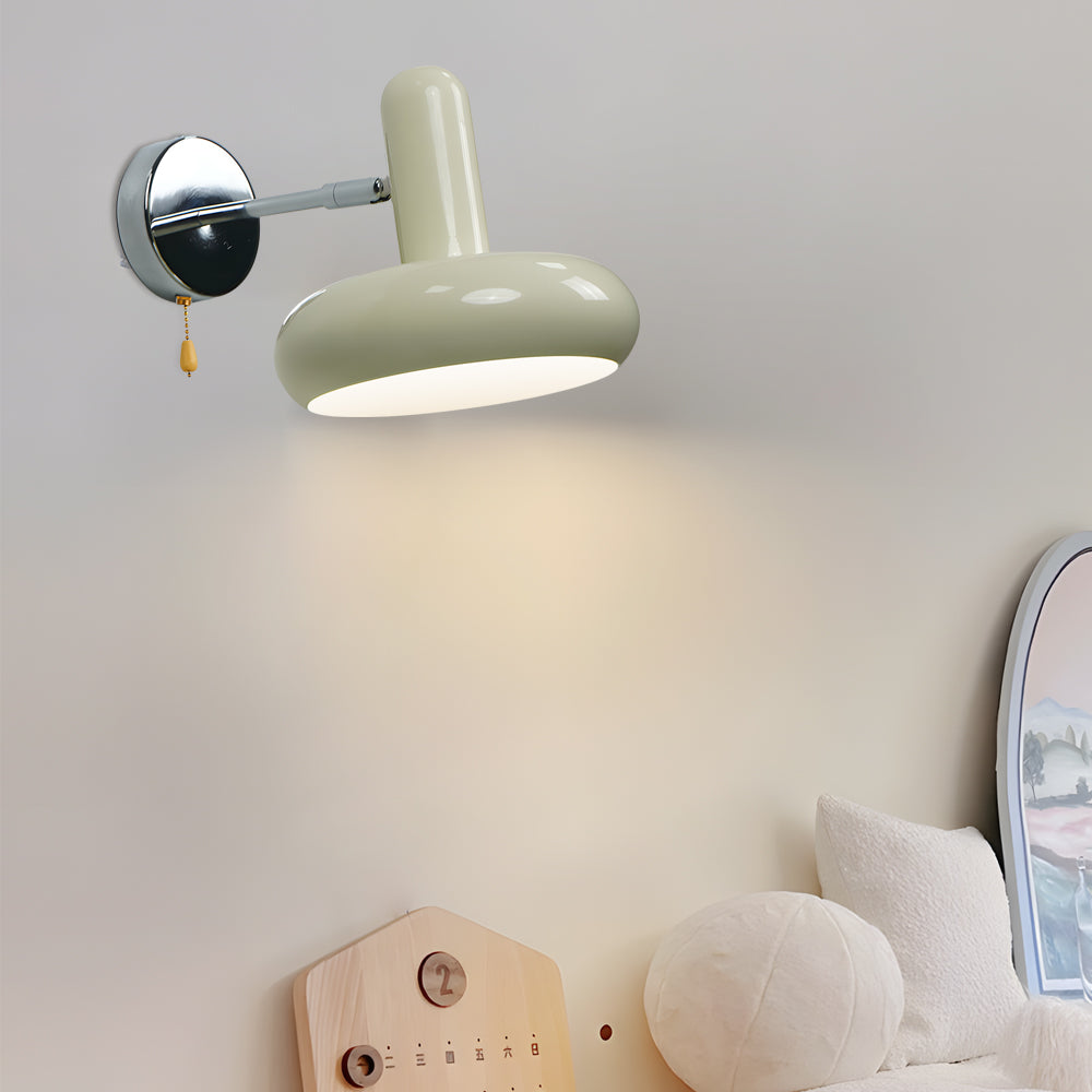 Creative Glass Swing Arm 3 Step Dimming Dimmable with Remote Wall Lamp-Lighom