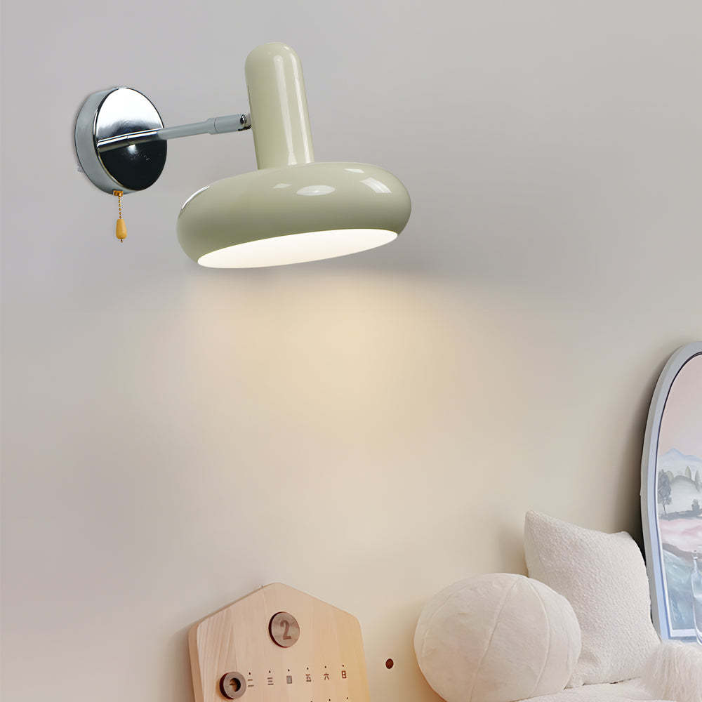 Creative Glass Swing Arm 3 Step Dimming Dimmable with Remote Wall Lamp-Lighom