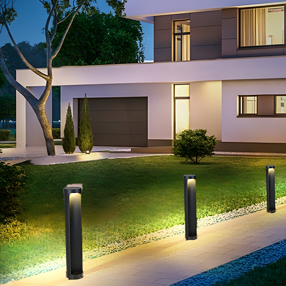Cylindrical Outdoor Lawn Courtyard Lamp Waterproof LED Landscape Lighting-Lighom