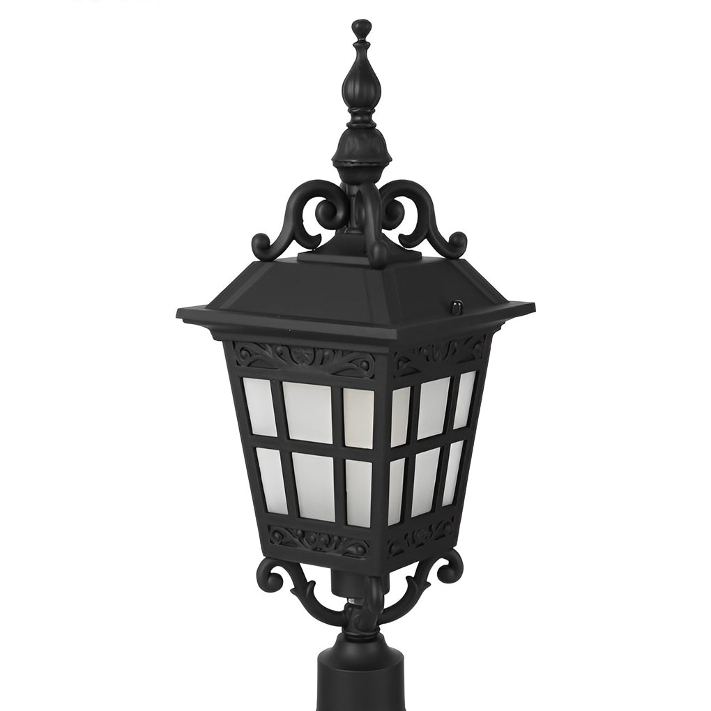 Outdoor Waterproof Aluminum Glass LED European Style Lawn Lamp Pathway Lights-Lighom
