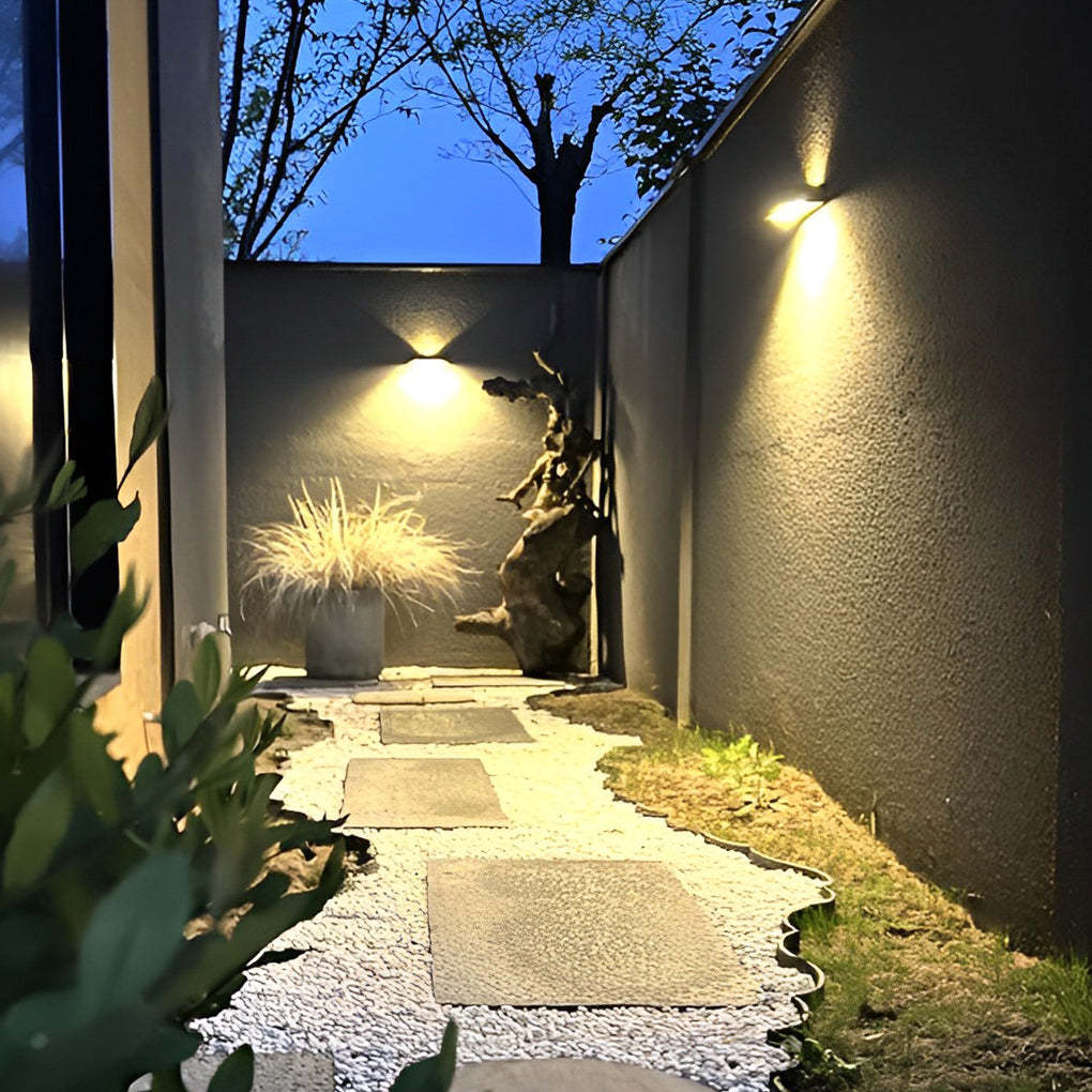 Up Down Motion Sensor Modern Solar Wall Lamp