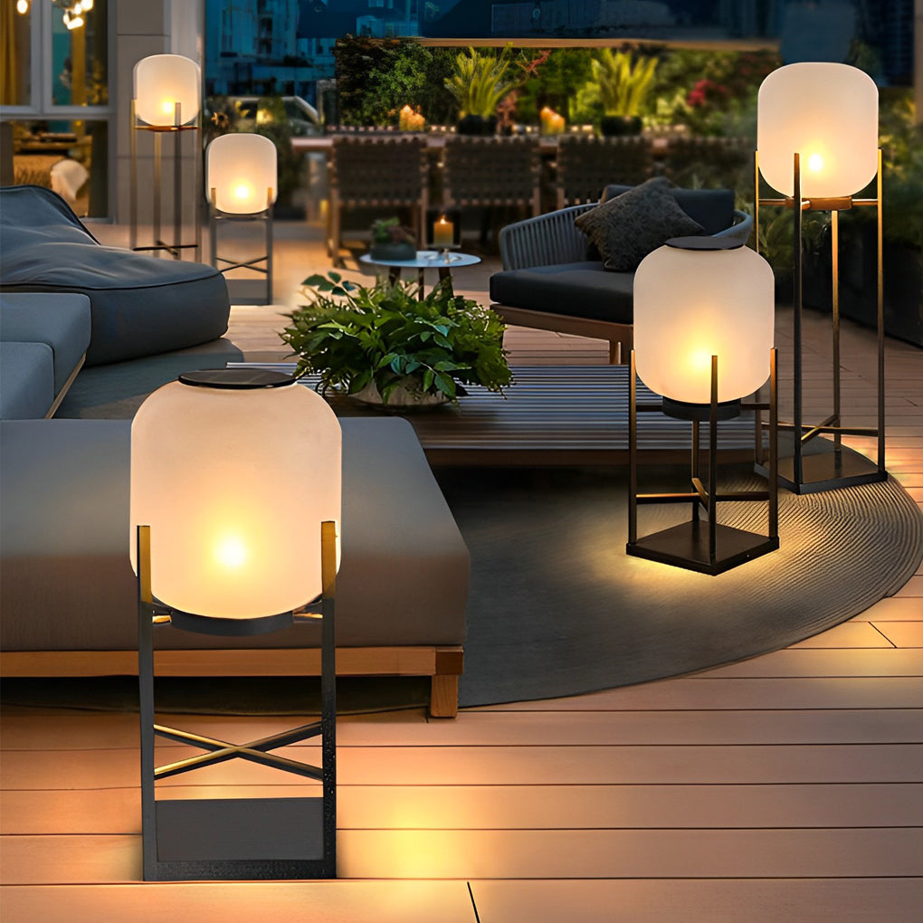 Lantern LED Outdoor Floor Lamp-Lighom