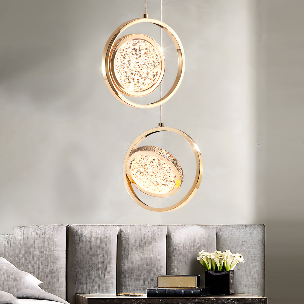 Rotating Acrylic Dimmable Modern Pendant Light
