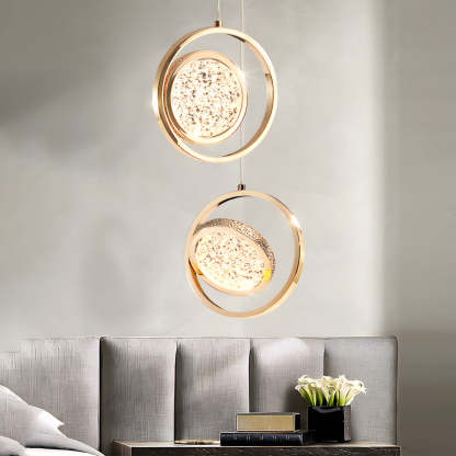 Rotating Acrylic Dimmable Modern Pendant Light