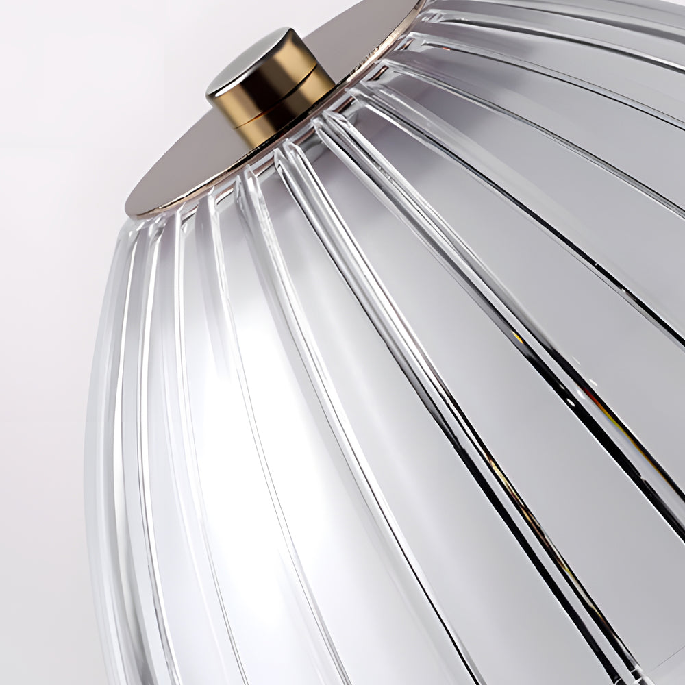 Battery-Operated LED Brushed Brass Table Lamp