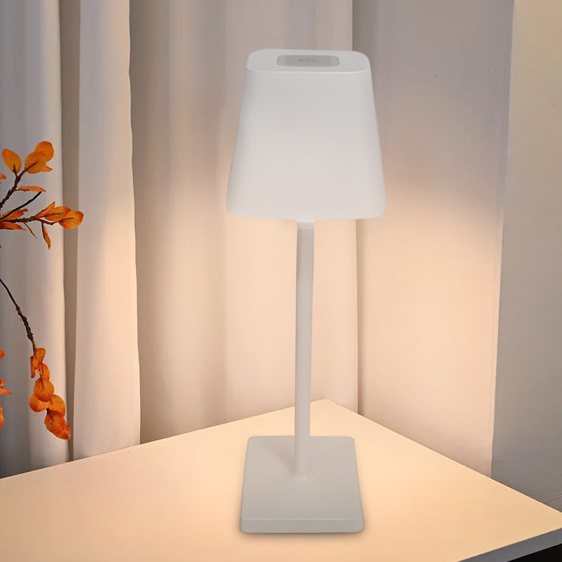 Simple Portable Type C Rechargeable LED Modern Table Lamp-Lighom
