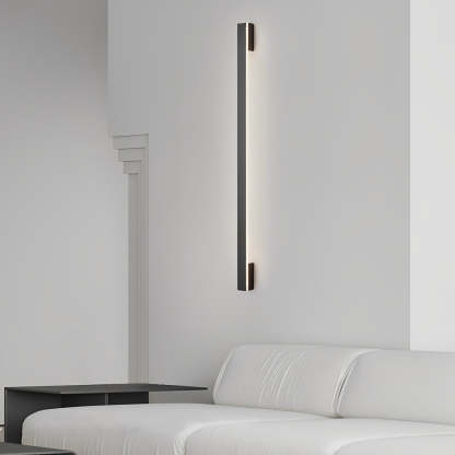 Long Strip Minimalist Three Step Dimming LED Copper Modern Wall Lamp-Lighom