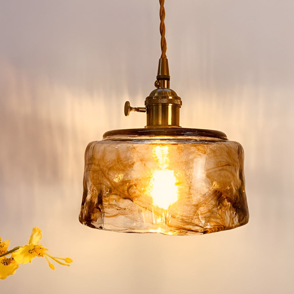 Metal Glass LED Nordic Island Pendant