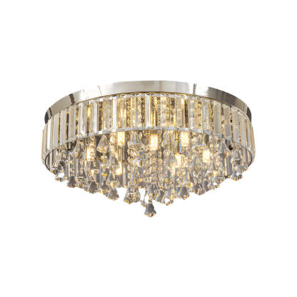 Round Crystal Pendant LED Ceiling Light