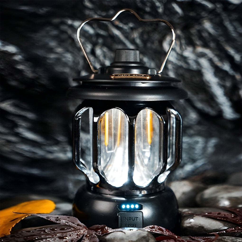 Portable Multi-function LED Waterproof Rechargeable Outdoor Lanterns-Lighom