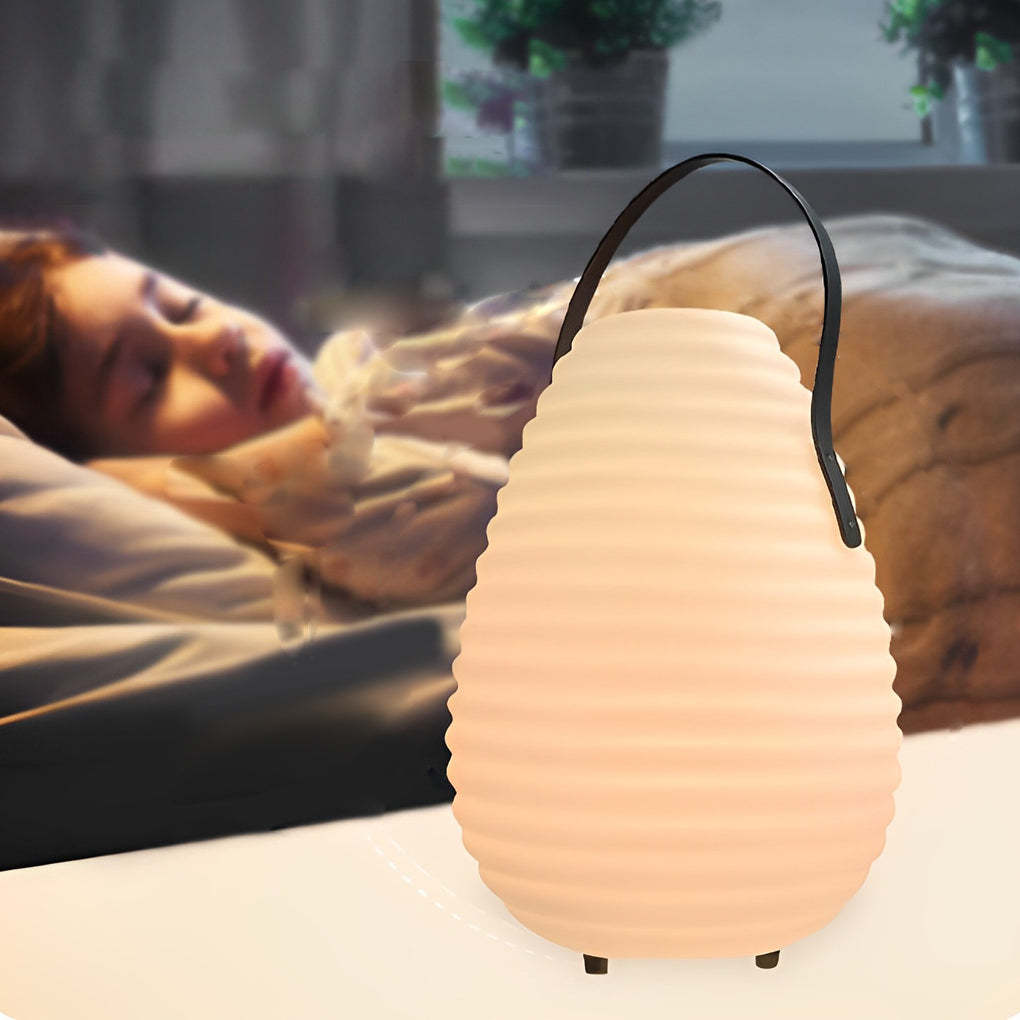 Waterproof Round LED Timing USB Rechargeable Portable Outdoor Lanterns-Lighom