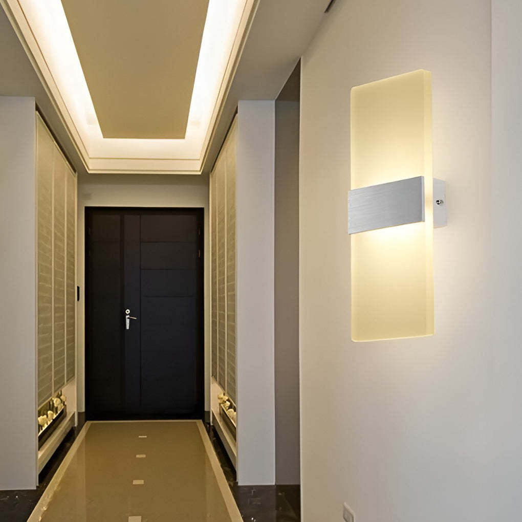 Rectangular Acrylic 6W LED Modern Wall Lamp Wall Sconce Lighting-Lighom