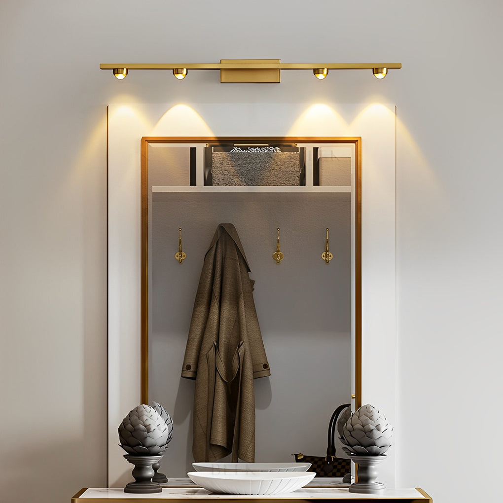 3/4-Light Copper LED Wall Washer Nordic Wall Sconce
