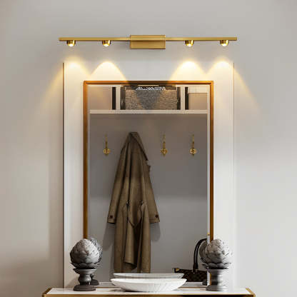 3/4-Light Copper LED Wall Washer Nordic Wall Sconce