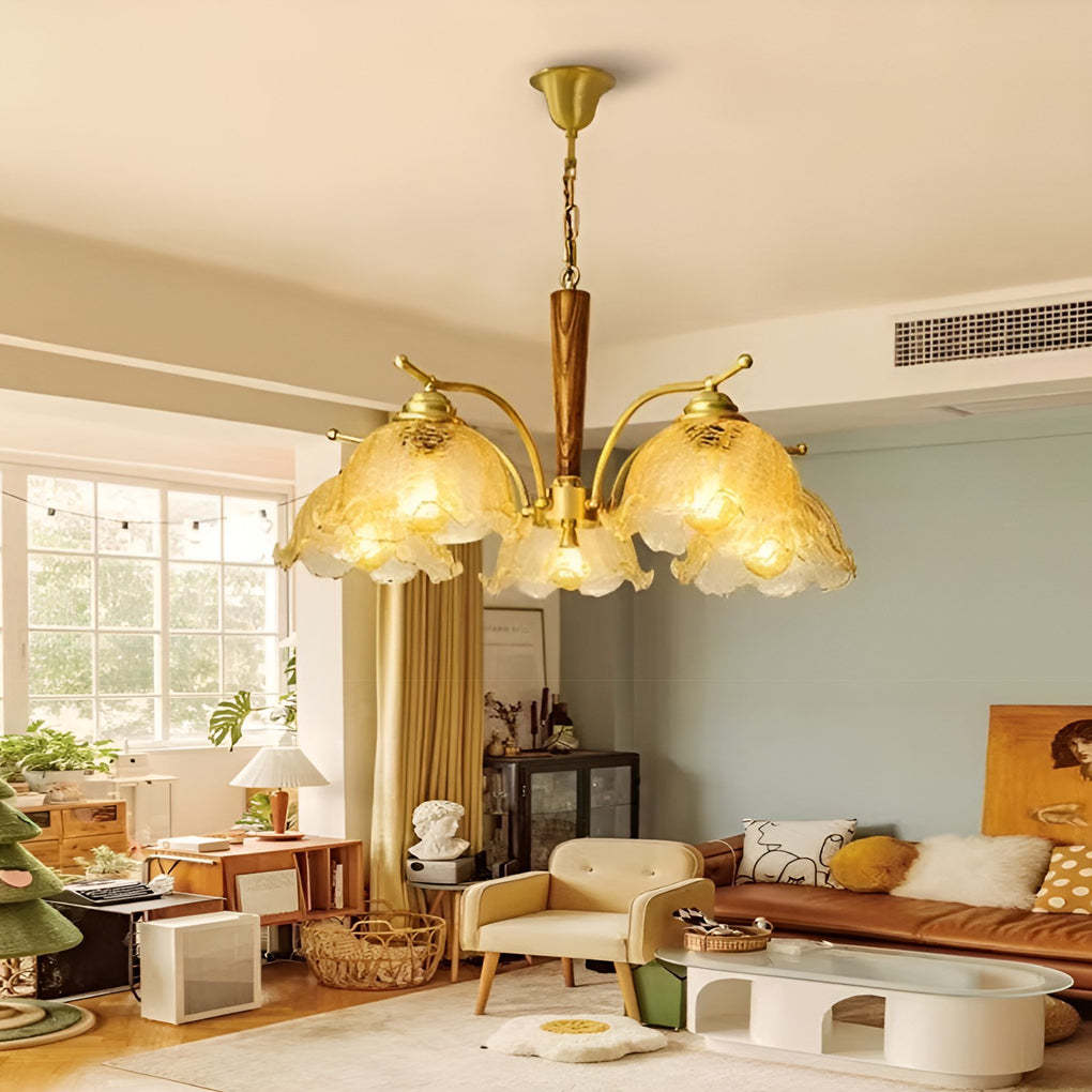 Cracked Glass Retro Pendant Chandelier