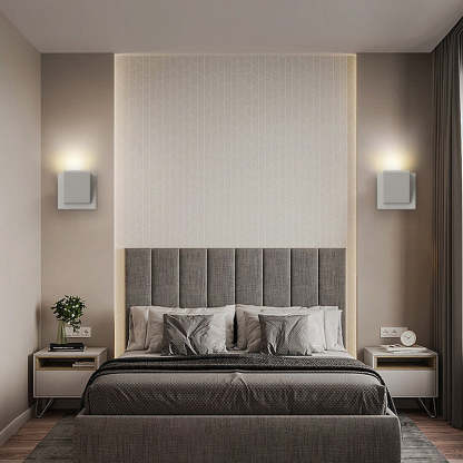 Rectangular up and down Lighting LED Creative Modern Wall Lights Fixture-Lighom