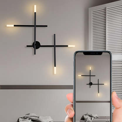 Creative Geometric Strip LED Modern Wall Lamp Wall Sconce Lighting-Lighom