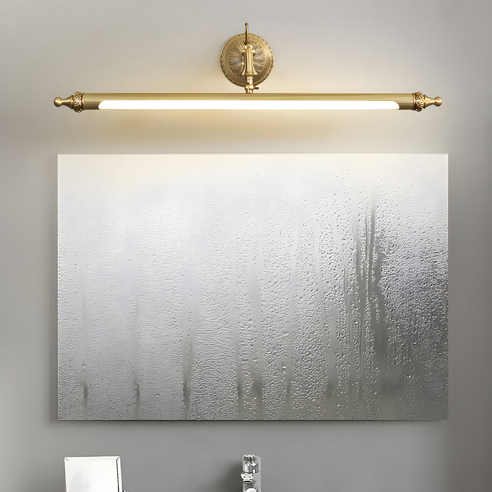 Antique Gold 180�� Rotatable LED Bathroom Vanity Light with Adjustable Ambiance-Lighom