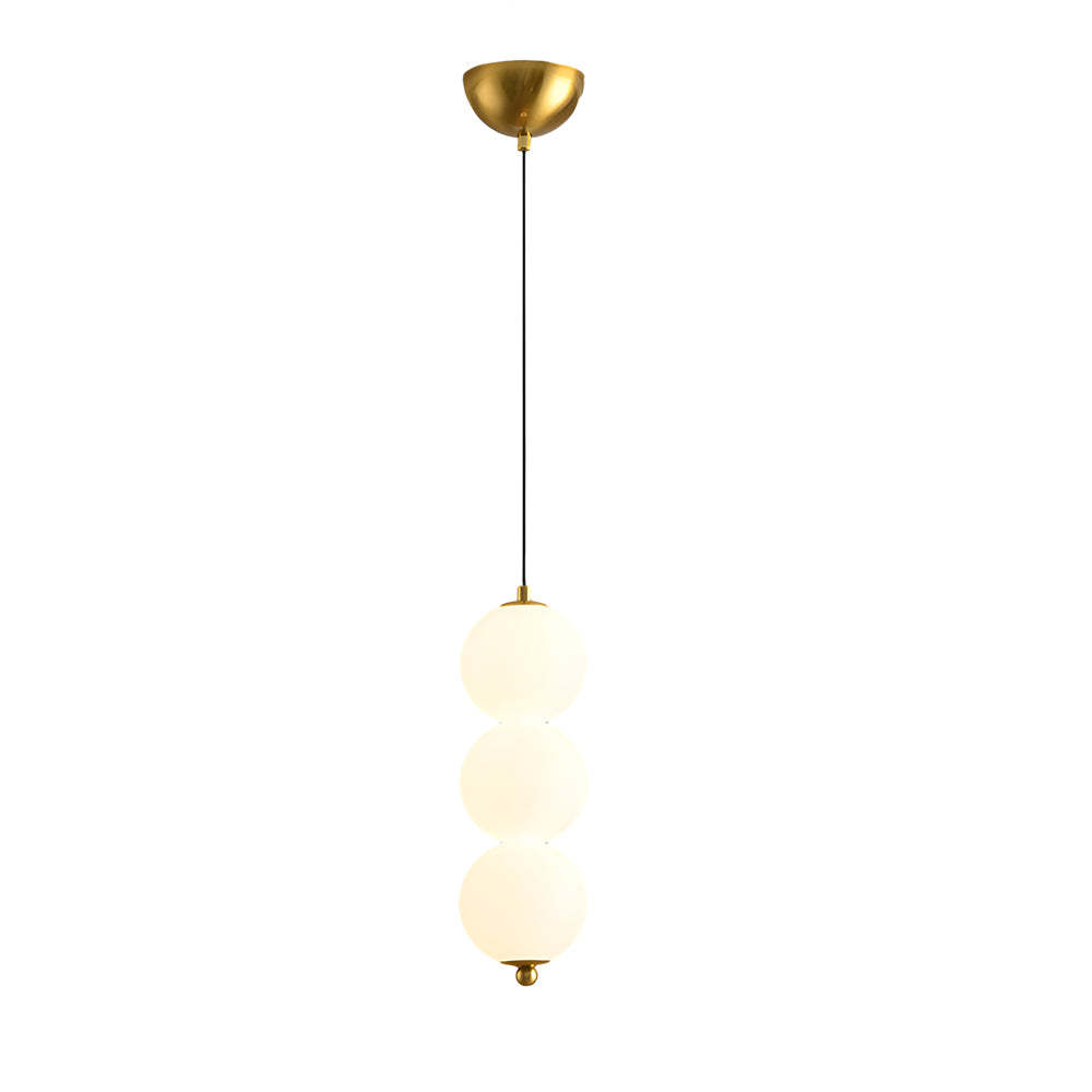 Modern Round Vertical Ball Dimmable LED Pendant Chandelier