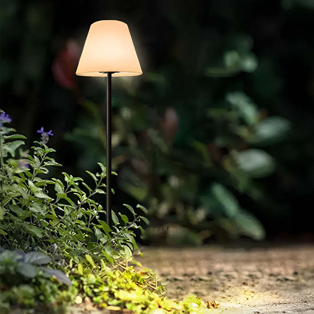 Modern Intelligent LED Metal and Shaded Floor Lamp-Lighom