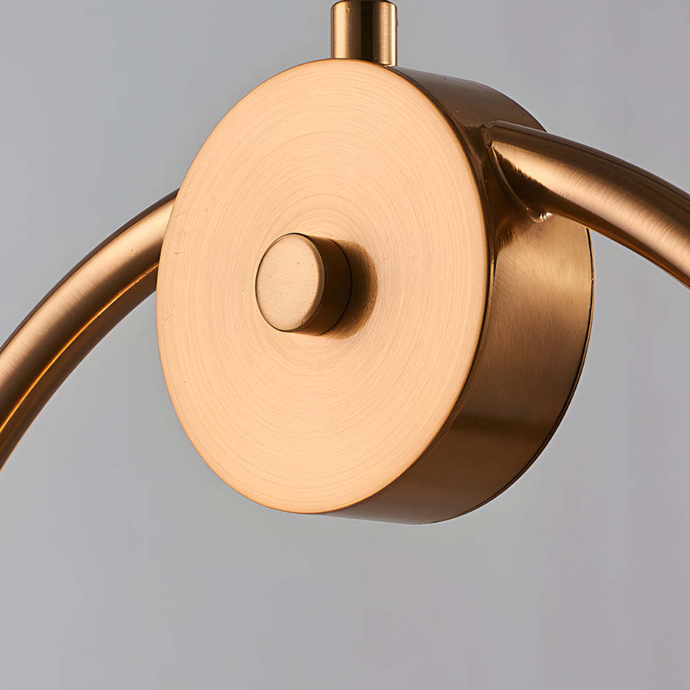 Ring LED Crystal Small Bedside Pendant