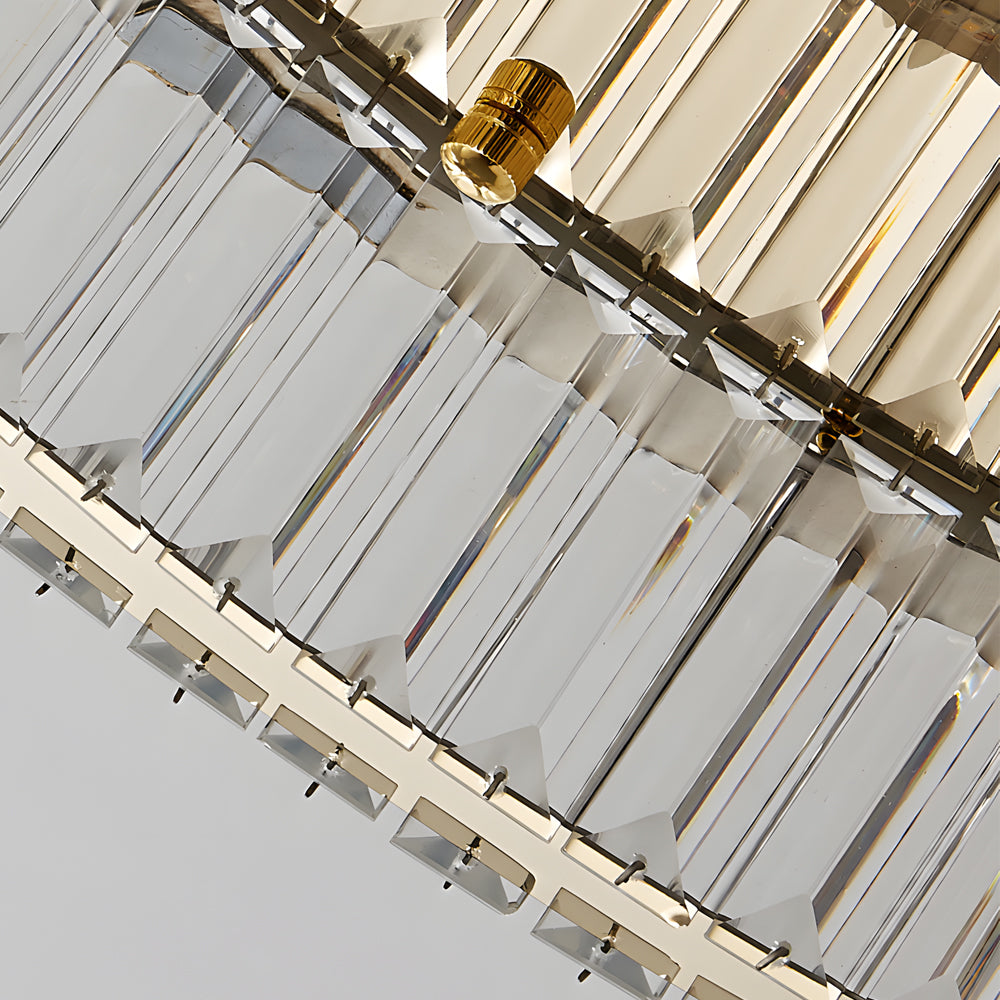 Round Crystal Dimmable LED Post-Modern Ceiling Light