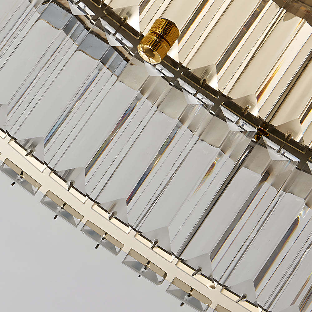 Round Crystal Dimmable LED Post-Modern Ceiling Light