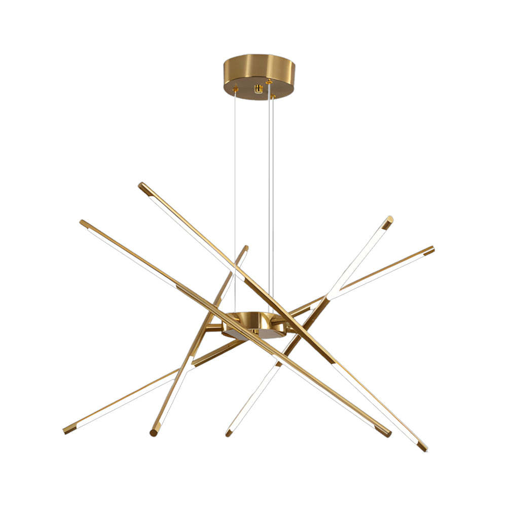 Modern Stepless Dimming Long Strip Sputnik