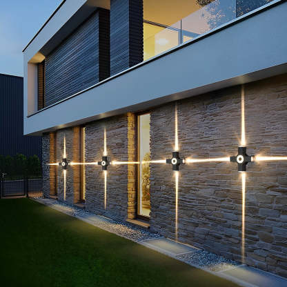 Up and Down Light Creative LED Waterproof Outdoor Wall Washer Lights-Lighom