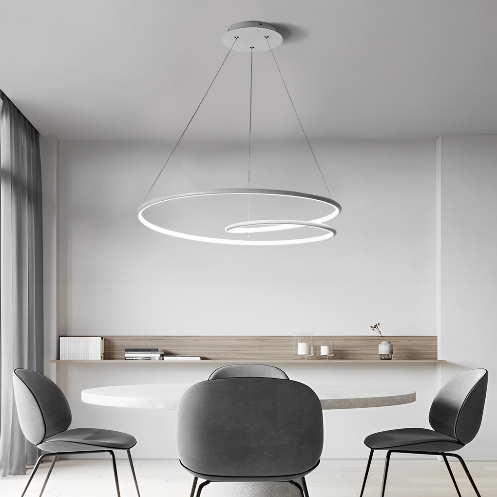 Circle Dimmable LED Nordic Pendant Chandelier