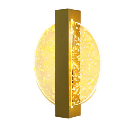 Round Square Semicircle Creative LED Nordic Bedside Wall Lamps Wall Lights-Lighom
