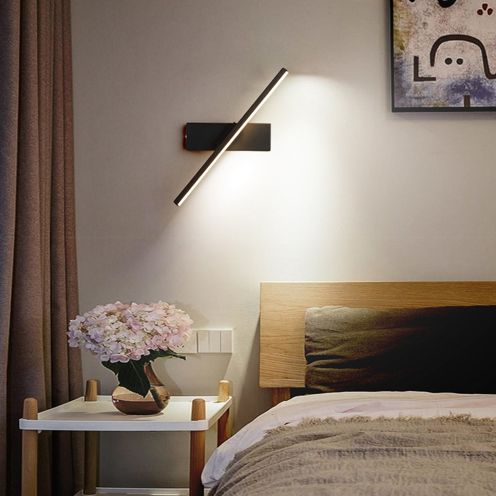 330�� Rotatable Creative Strip LED Modern Wall Lamp Wall Sconce Lighting-Lighom