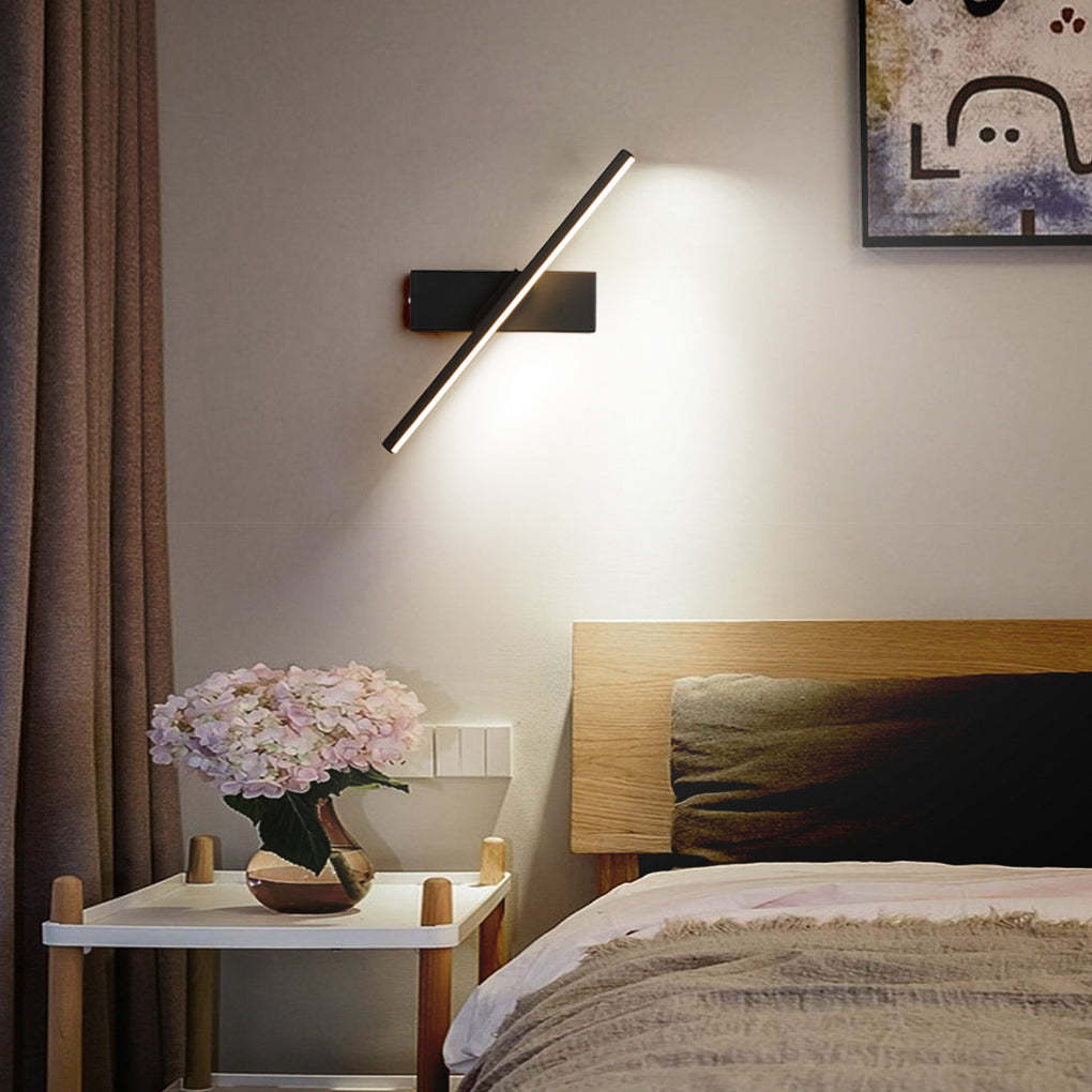 330�� Rotatable Creative Strip LED Modern Wall Lamp Wall Sconce Lighting-Lighom